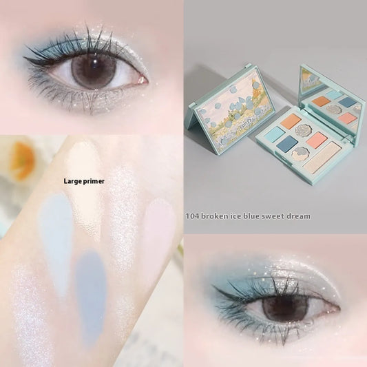 Blue Petals Matte Shimmer Eyeshadow