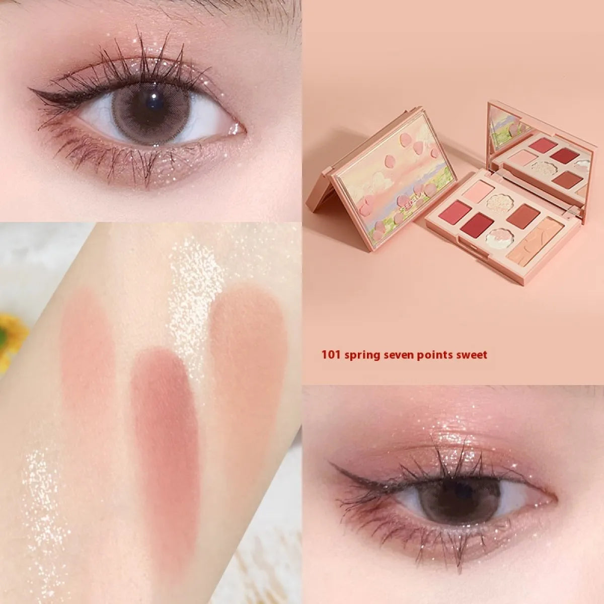 Blue Petals Matte Shimmer Eyeshadow