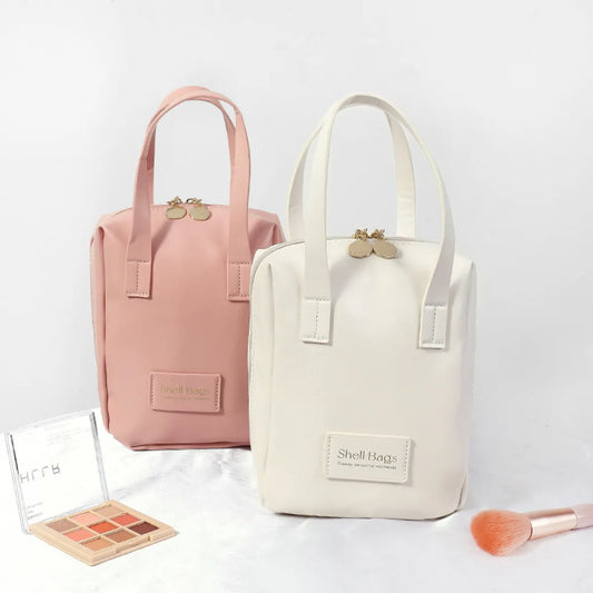 Girly Heart Egg Shell Makeup Bag