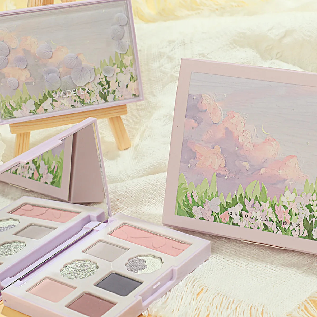 Blue Petals Matte Shimmer Eyeshadow