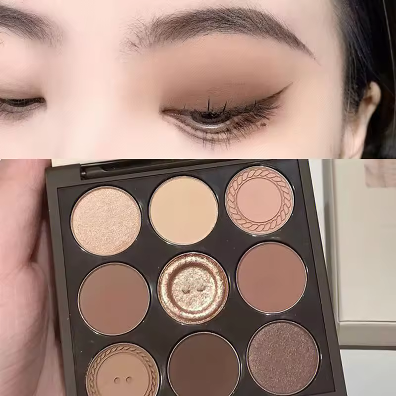 9 Color Brown Eyeshadow Palette